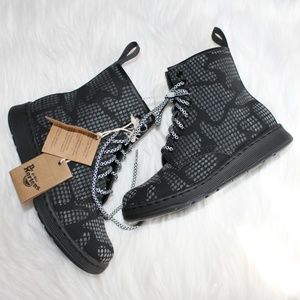 Dr Martens Newton Black Reflective Boots